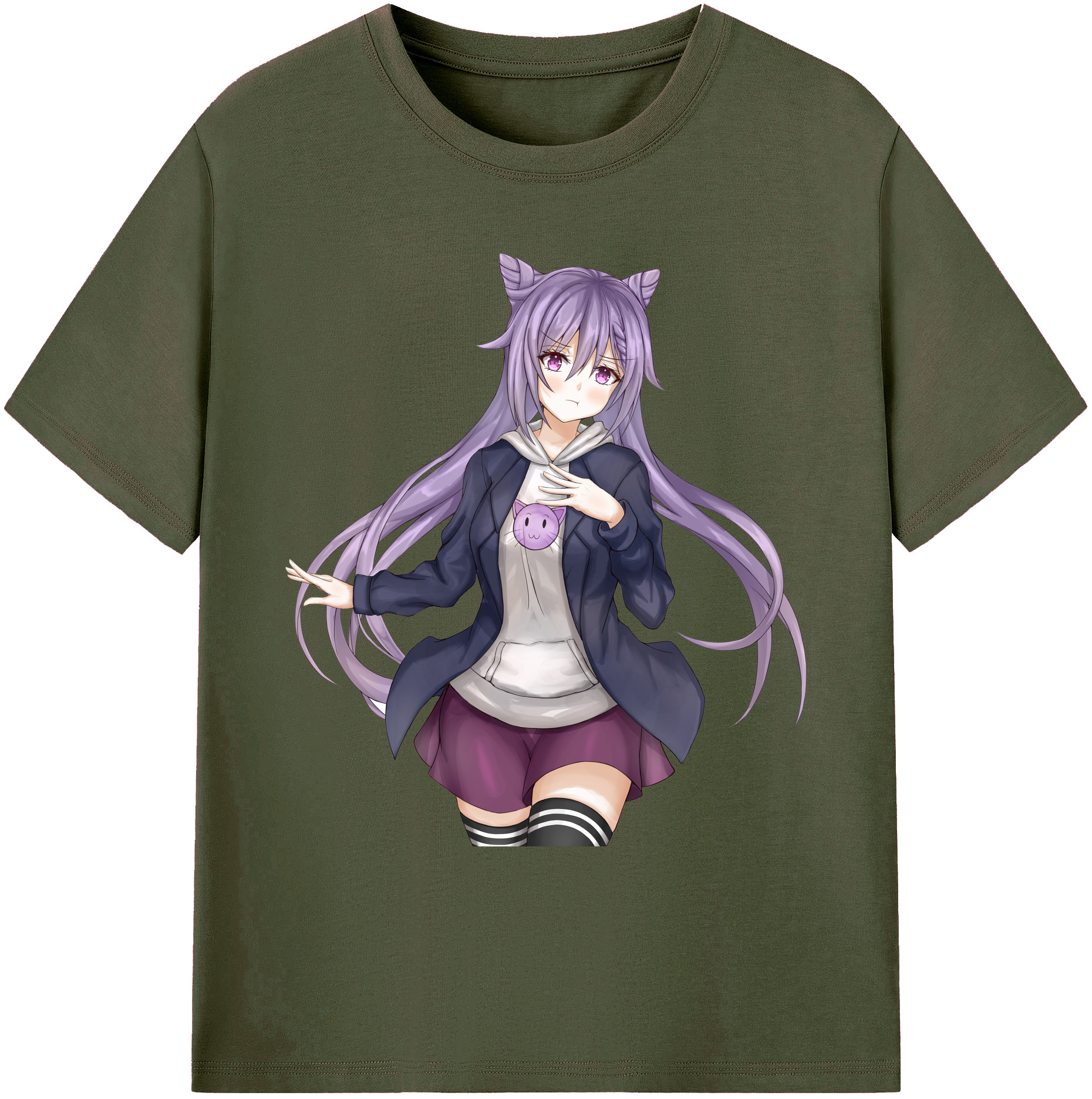 げんし神 刻晴 こくせい genshin Kokusei 綿100％ メンズ半袖Tシャツ｜肌触りやわらか＆通気性